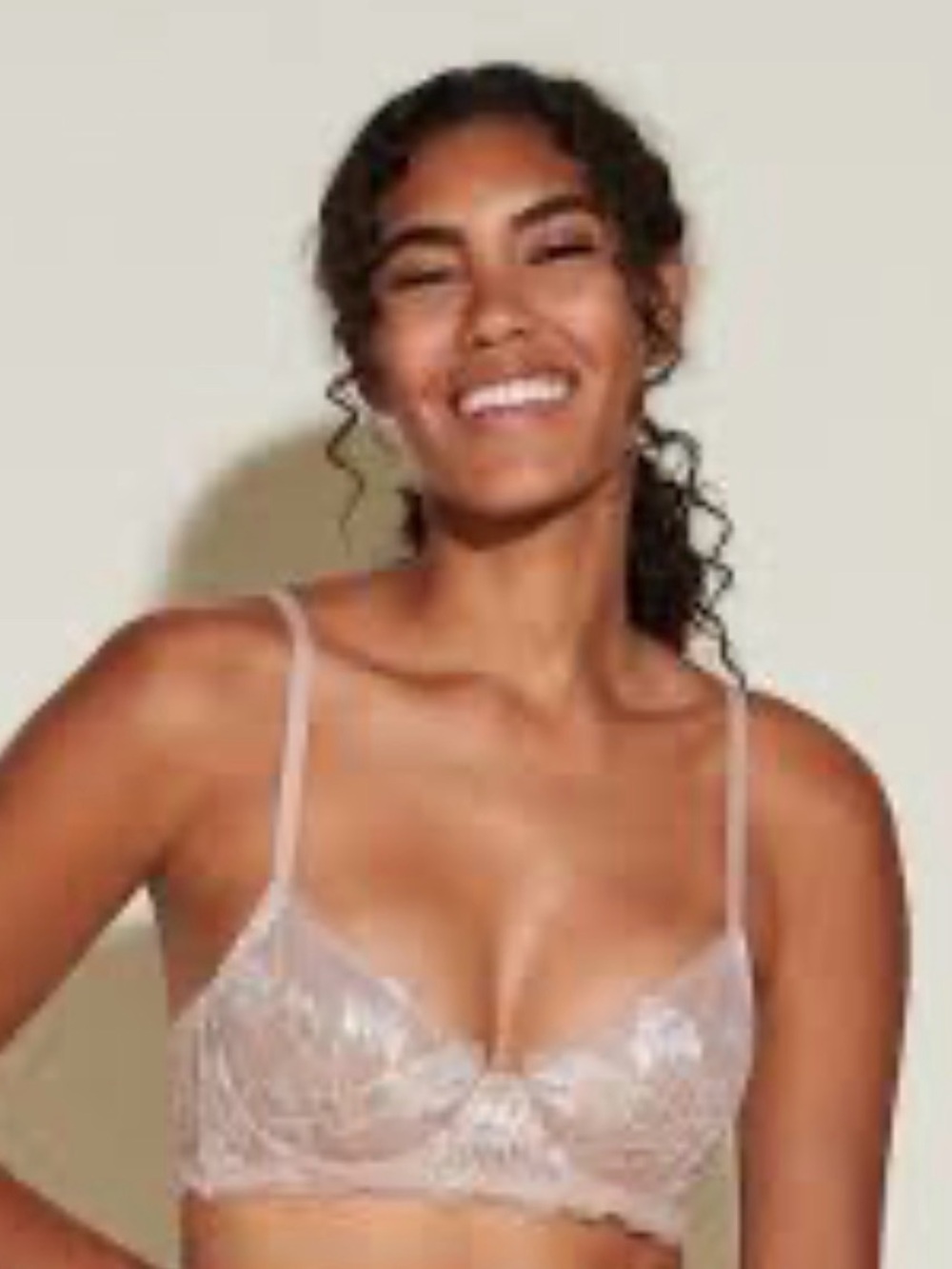 Cosabella Paradiso  Lace Underwire Bra in Dusty Pink
